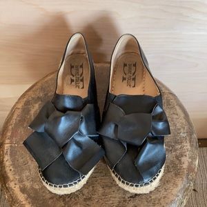 Divine Follie espadrilles / black leather / 38